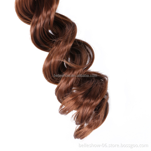 Hot sell  20inch 100g wholesale crochet braid fiber jumbo braids deep wave hair ombre synthetic braiding hair extensions